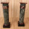 Pamono Marble Columns, Set of 2> Pedestals And Columns