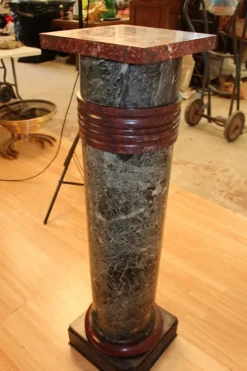 Pamono Marble Columns, Set of 2><noscript><img width=