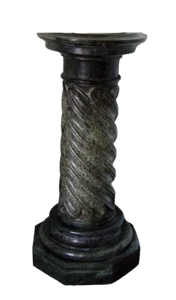 Pamono Marble Serpentine Column, 1920s