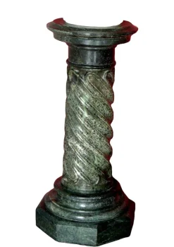 Pamono Marble Serpentine Column, 1920s