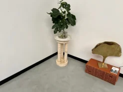 Pamono Marble Stand with 3 Columns, 1970> Pedestals And Columns