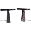 Pamono Marble Table Lamps in Rosso Levanto Marble by Silvio Piattelli, Set of 2> Table Lamps