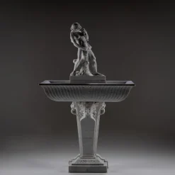 Pamono Marble Wall Fountain with Satyr, 19th Century><noscript><img width=