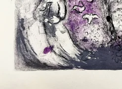 Pamono Marc Chagall, Daphnis et Chloé, Planche XXVI, 1961, Lithograph> Abstraction