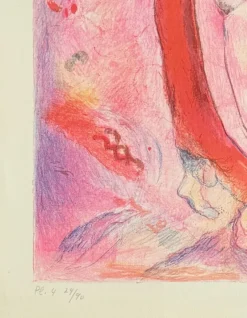 Online Pamono Marc Chagall, Disrobing Her with His Own Hand..., from Four Tales from the Arabian Nights, 1948, Lithograph