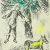 Outlet Pamono Marc Chagall, End of Absalom, 1952, Lithograph