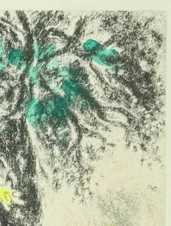 Outlet Pamono Marc Chagall, End of Absalom, 1952, Lithograph