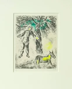 Outlet Pamono Marc Chagall, End of Absalom, 1952, Lithograph