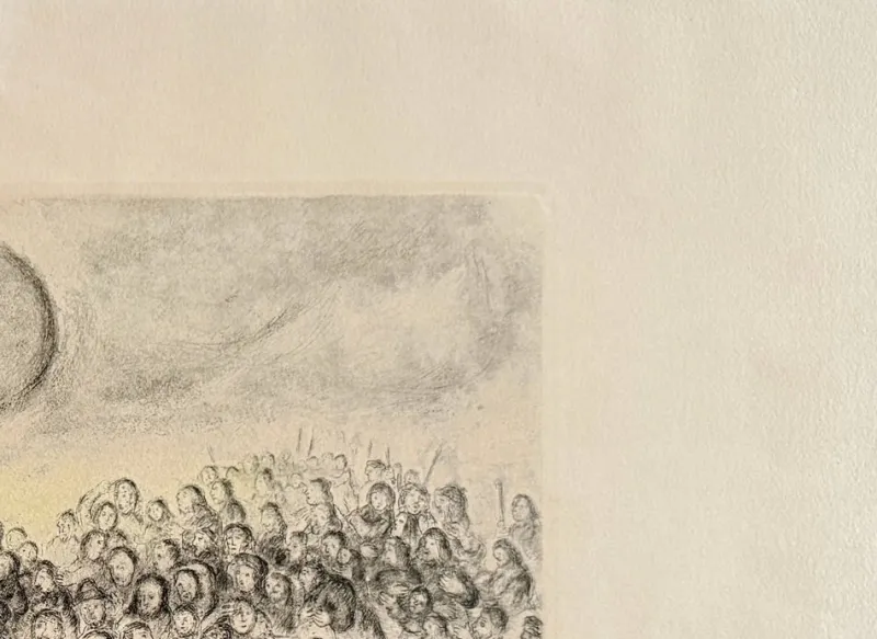 Pamono Marc Chagall, Exodus from Egypt, 1956, Etching and Watercolour> Prints & Multiples