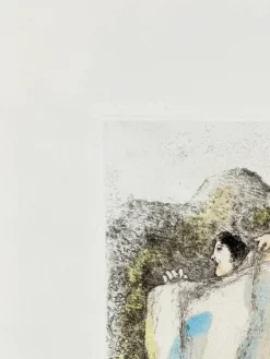 Sale Pamono Marc Chagall, La Création de l'Homme, 1952, Lithograph