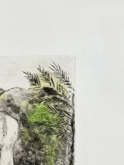 Sale Pamono Marc Chagall, La Création de l'Homme, 1952, Lithograph