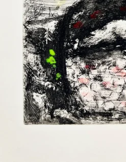 Pamono Marc Chagall, La Fortune et le Jeune Enfant, 1954, Etching> Prints & Multiples