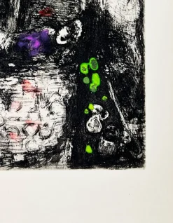Pamono Marc Chagall, La Fortune et le Jeune Enfant, 1954, Etching><noscript><img width=