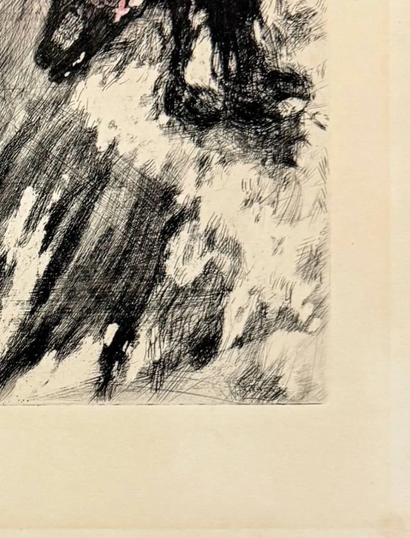 Pamono Marc Chagall, La Lice et sa compagne, 1954, Etching> Prints & Multiples