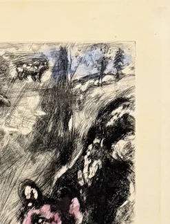 Pamono Marc Chagall, La Lice et sa compagne, 1954, Etching><noscript><img width=