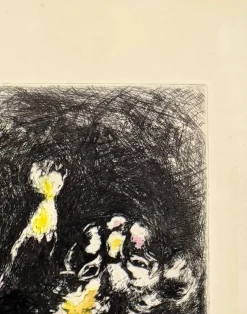 Pamono Marc Chagall, Le lion et le moucheron, 1954, Etching