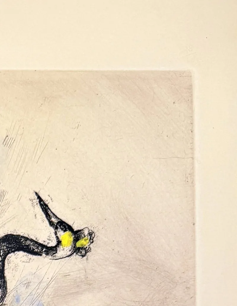 Pamono Marc Chagall, Les Grenouilles qui demandent un Roi, 1954, Etching> Prints & Multiples