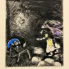 Pamono Marc Chagall, L'Ivrogne et sa Femme, 1954, Etching> Prints & Multiples