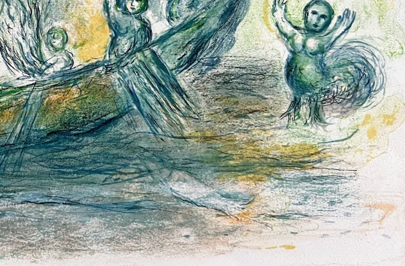Discount Pamono Marc Chagall, L'Odyssée, Planche XIX, 1974, Lithograph