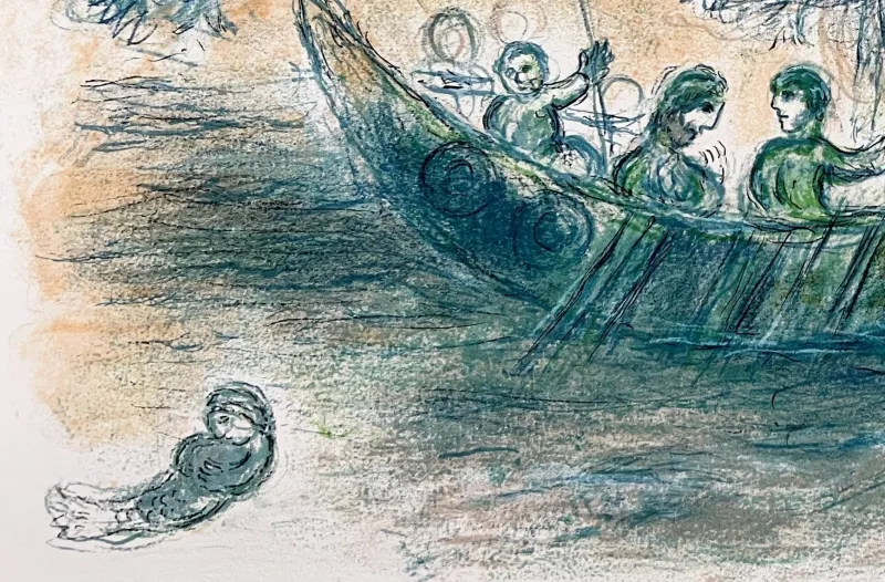 Discount Pamono Marc Chagall, L'Odyssée, Planche XIX, 1974, Lithograph