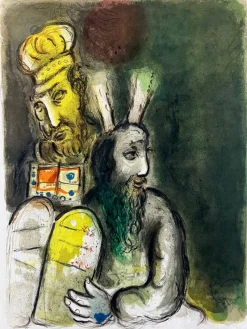 Pamono Marc Chagall, Moreover they made garments of ministration..., 1966, Lithograph> Abstraction|Prints & Multiples