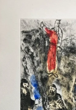 Discount Pamono Marc Chagall, Moïse fait jaillir leau du rocher, 1952, Lithograph