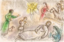 New Pamono Marc Chagall, Peace Regained from Odyssey, 1989, Lithograph