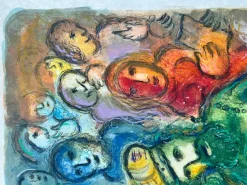 Pamono Marc Chagall, So went Moses and Aaron, and gathered all the Elders of the children of Israel, 1966, Lithograph> Contemporary|Abstraction