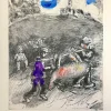 Pamono Marc Chagall, The Miller, His Son, and the Donkey, 1954, Etching> Prints & Multiples