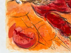Pamono Marc Chagall, Then came Amalek and fought with Israel in Rephidim..., 1966, Lithograph><noscript><img width=