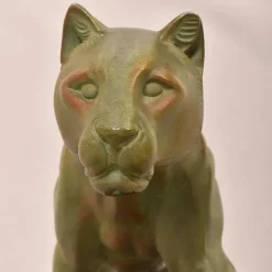 Pamono Marcel Leducq, Art Deco Panther, Antimony><noscript><img width=