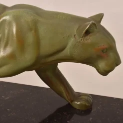 Pamono Marcel Leducq, Art Deco Panther, Antimony><noscript><img width=