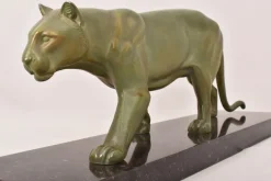Pamono Marcel Leducq, Art Deco Panther, Antimony><noscript><img width=