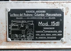 Outlet Pamono Marconi 1561 Model Radio from The Master's Voice, 1940s