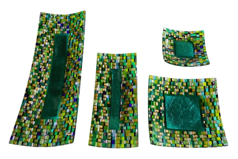 Online Pamono Marea Q25 Murano Glass Plate by Stefano Birello for VéVé Glass