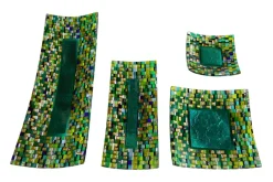 Pamono Marea Q20 Murano Glass Plate by Stefano Birello for VéVé Glass><noscript><img width=