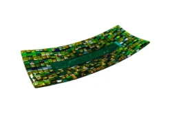 Pamono Marea R30 Murano Glass Plate by Stefano Birello for VéVé Glass> Decorative Plates