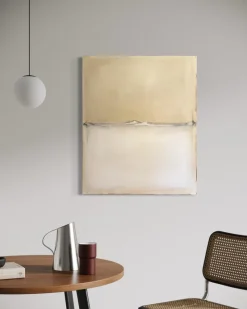 Pamono Marilina Marchica, Abstract White Landscape, Oil on Canvas> Minimalist