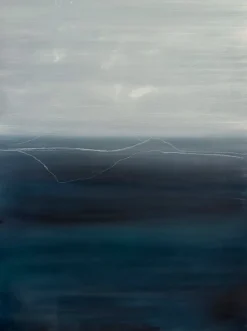 Discount Pamono Marilina Marchica, Blue Landscape, 2025, Oil on Canvas