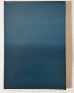 Pamono Marilina Marchica, Blue Landscape, Oil on Canvas> Minimalist