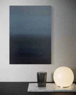 Pamono Marilina Marchica, Blue Landscape, Oil on Canvas> Minimalist