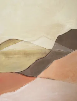 Pamono Marilina Marchica, Geometric Landscape, Original Oil Painting><noscript><img width=