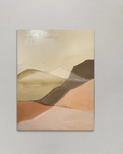 Pamono Marilina Marchica, Geometric Landscape, Original Oil Painting><noscript><img width=