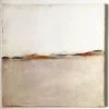 Pamono Marilina Marchica, White Landscape, Oil on Canvas> Minimalist