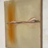 Hot Pamono Marilina Marchica, Yellow Abstract Landscape, 2021, Mixed Media and Pastel on Canvas