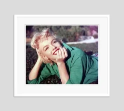 Pamono Marilyn Monroe Portrait Framed in White by Baron> Mid-Century|Photography