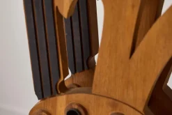 Pamono Mario Giovanetti, The Electronic Man, 1970, Metal & Oak><noscript><img width=