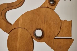 Pamono Mario Giovanetti, The Electronic Man, 1970, Metal & Oak><noscript><img width=