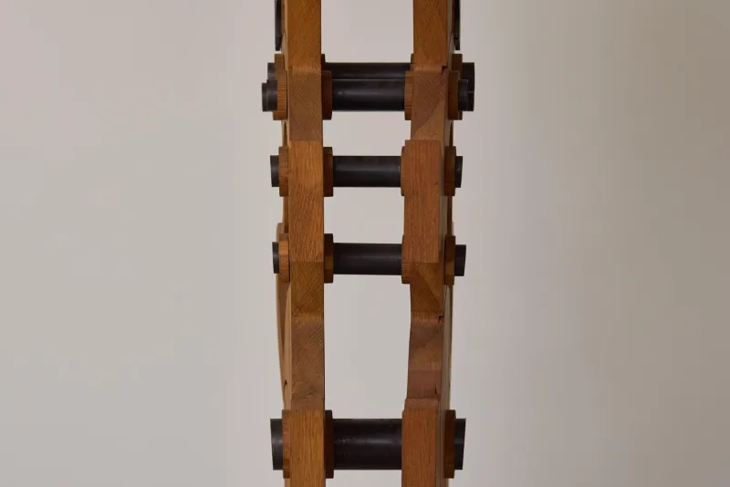 Pamono Mario Giovanetti, The Electronic Man, 1970, Metal & Oak> Sculpture