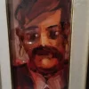Pamono Mario Vergani, Portrait of a Gypsy, 1970s, Oil on Canvas